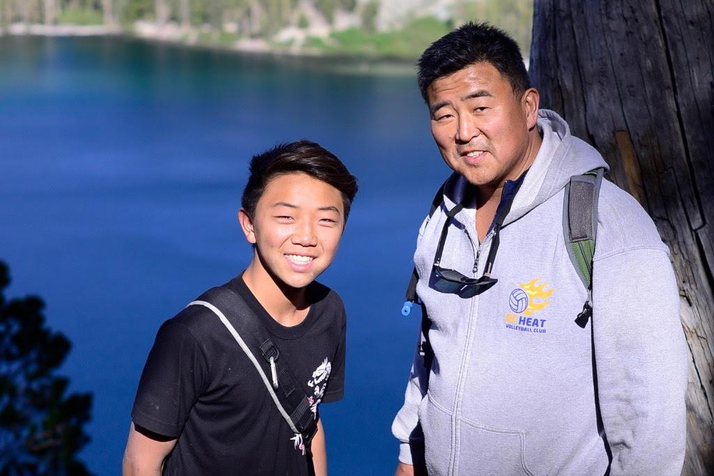 Daniel Kim and Dragon Hiking